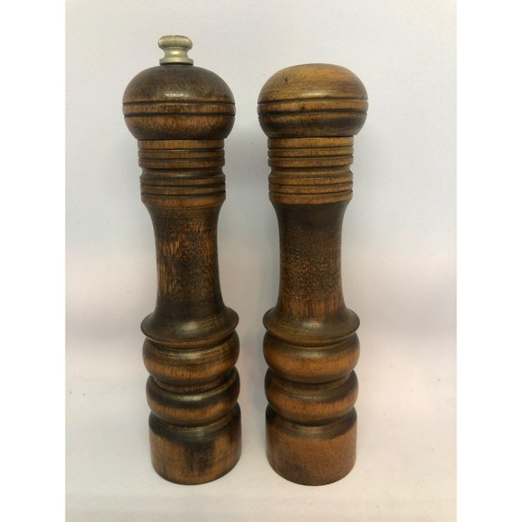 MCM Made in Japan Wooden Salt & Pepper shaker/grinder, Woodcrest by Styson - Picture 1 of 4
